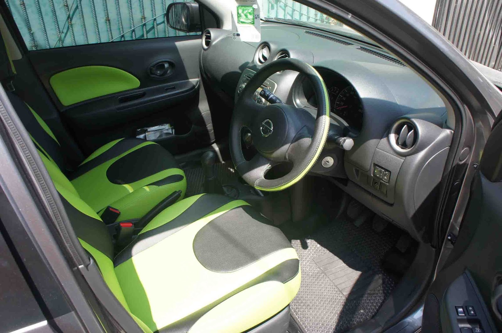 bungkus stir mobil nissan march