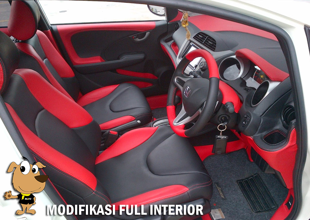 Modifikasi full interior honda jazz